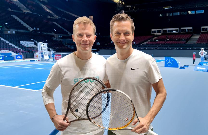10 - Tennis-Doppel-Match gegen Oliver Polzer und Tobias Pötzelsberger