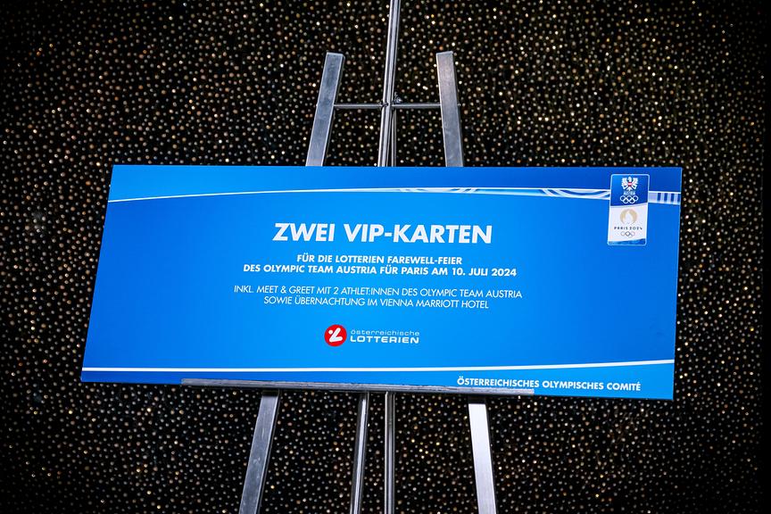VIP-Karten für die Lotterien Farewell-Feier des Olympic Team Austria 