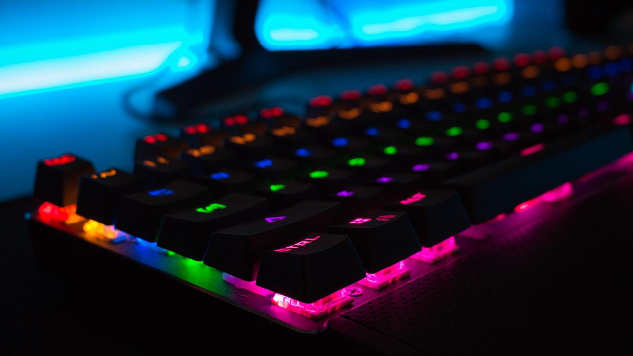 beleuchtete Tastatur