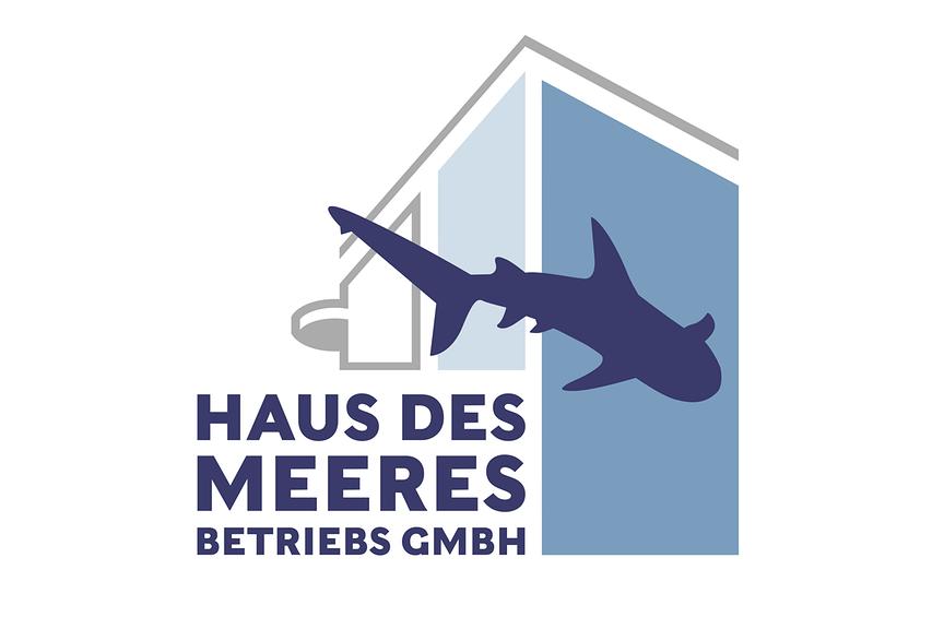 Blaue Logo des Haus des Meeres Betreibs GmbH