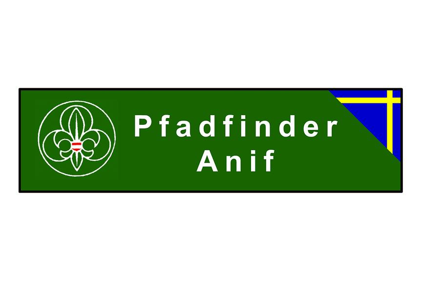 Im BIld: grüne Logo von Pfadfinder Anif