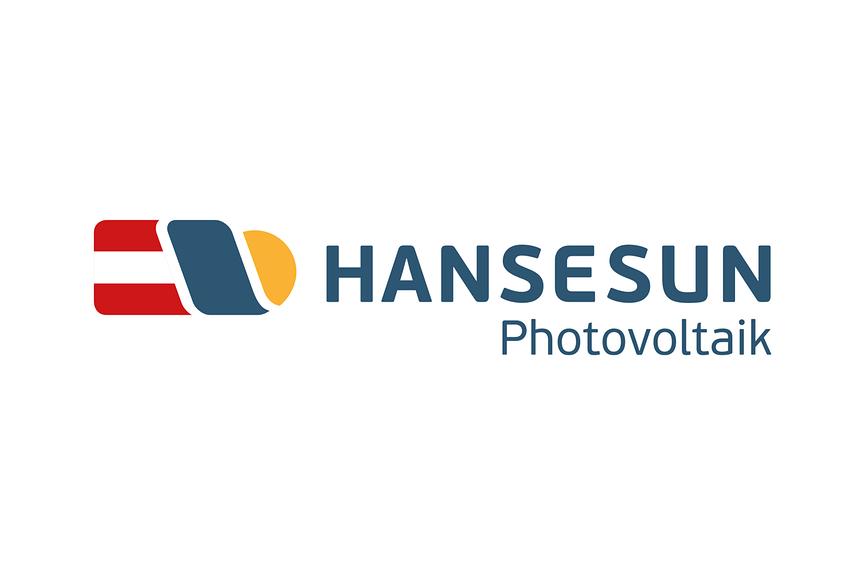 Logo von Hansesun ist zu erkennen (Blauer Schriftzug, mit einer Österrreichflagge, blauer Streifen und ein gelber halber Kreis)